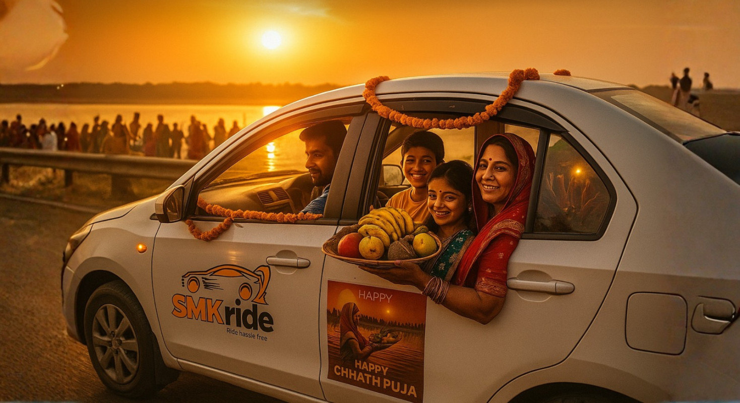 Travel Home for Chhath Puja with SMK Ride – Bihar's Best Taxi Service